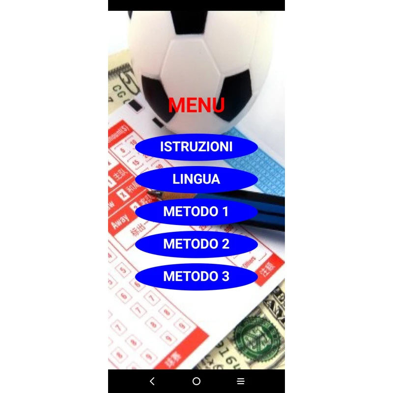 Generatore Scommesse - Vista Principale Prodotto Digitale