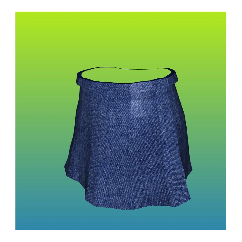 Modello 3d free di 2 gonna jeans. Il pacchetto comprende le Texture e i modelli in OBJ e FBX. il modello 3d e adattabile a tutti i modelli femminili ed e pronto per creare animazioni video o animazioni games, ma anche per creare storie fotoromanzi 3d.    